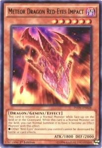 Meteor Dragon Red-Eyes Impact [INOV-EN028] Rare | Galaxy Games LLC