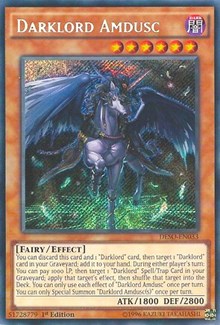 Darklord Amdusc [DESO-EN033] Secret Rare | Galaxy Games LLC