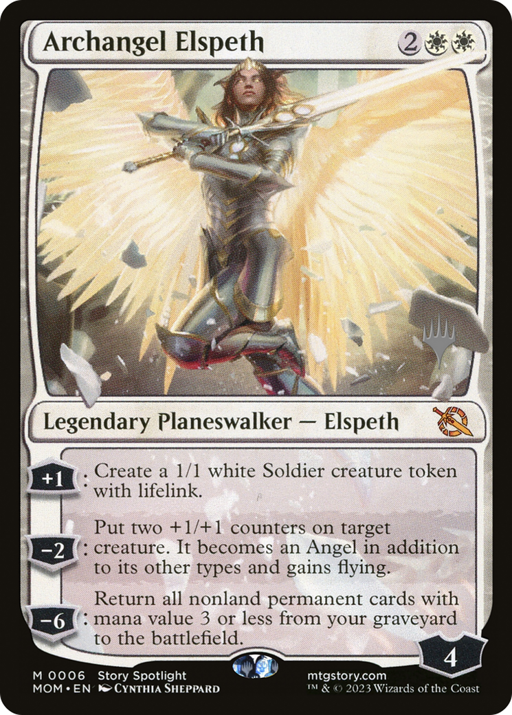 Archangel Elspeth (Promo Pack) [March of the Machine Promos] | Galaxy Games LLC