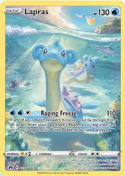 Lapras (GG05/GG70) [Sword & Shield: Crown Zenith] | Galaxy Games LLC