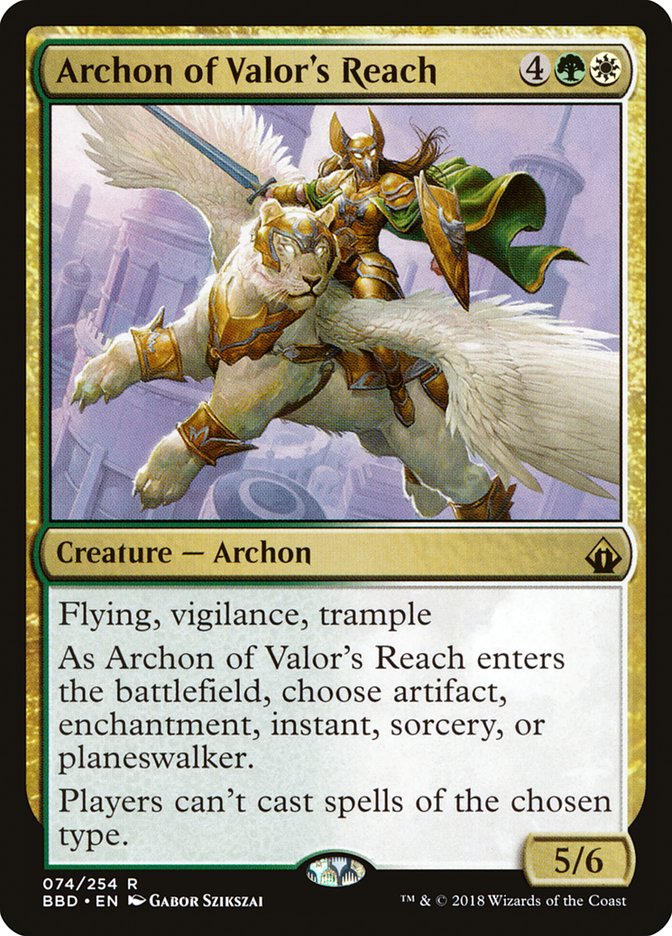 Archon of Valor's Reach [Battlebond] | Galaxy Games LLC
