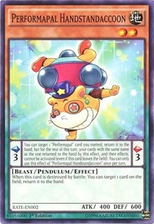 Performapal Handstandaccoon [RATE-EN002] Common | Galaxy Games LLC