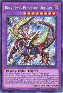 Brave-Eyes Pendulum Dragon [RATE-EN039] Secret Rare | Galaxy Games LLC