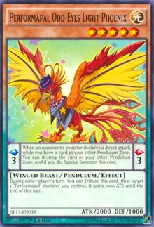 Performapal Odd-Eyes Light Phoenix [SP17-EN032] Common | Galaxy Games LLC