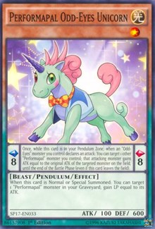 Performapal Odd-Eyes Unicorn [SP17-EN033] Common | Galaxy Games LLC