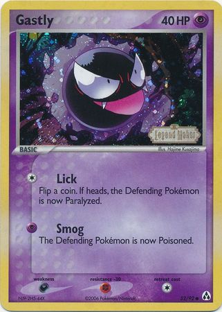 Gastly (52/92) (Stamped) [EX: Legend Maker] | Galaxy Games LLC