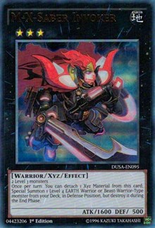 M-X-Saber Invoker [DUSA-EN095] Ultra Rare | Galaxy Games LLC