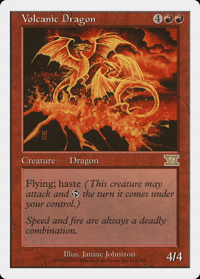 Volcanic Dragon [Classic Sixth Edition] | Galaxy Games LLC