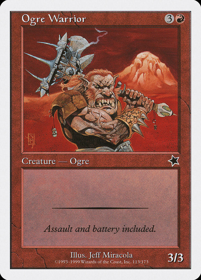 Ogre Warrior [Starter 1999] | Galaxy Games LLC