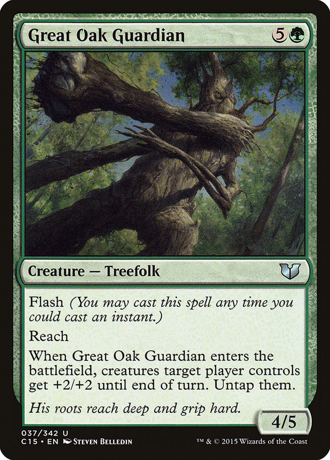 Great Oak Guardian [Commander 2015] | Galaxy Games LLC