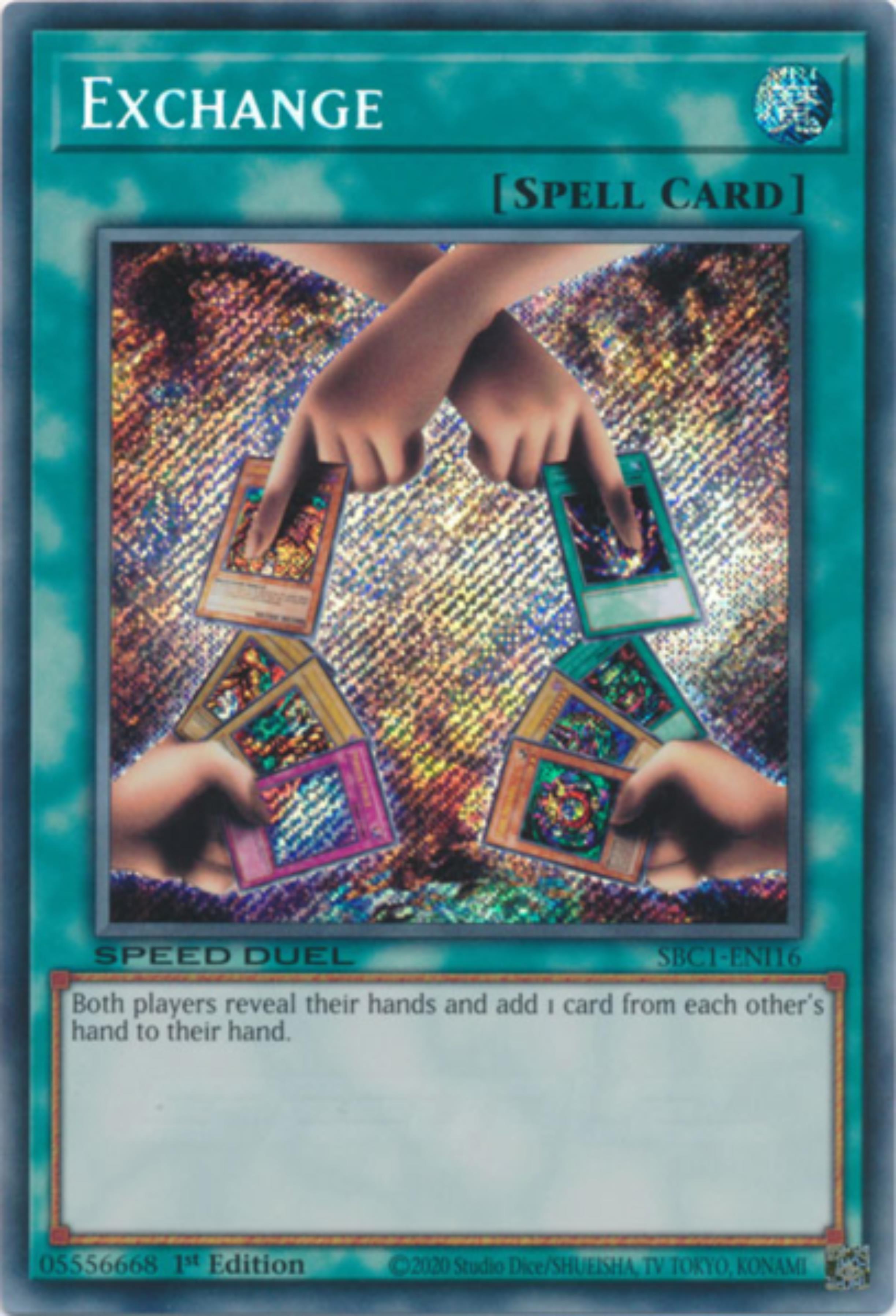 Exchange [SBC1-ENI16] Secret Rare | Galaxy Games LLC