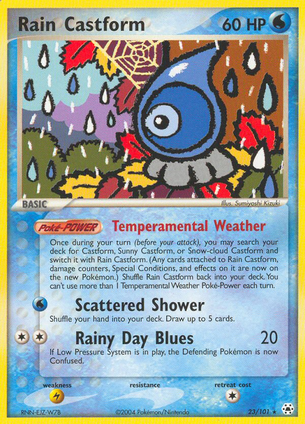 Rain Castform (23/101) [EX: Hidden Legends] | Galaxy Games LLC