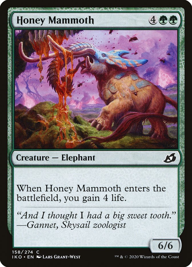 Honey Mammoth [Ikoria: Lair of Behemoths] | Galaxy Games LLC