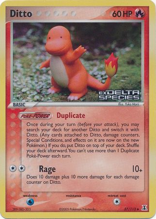 Ditto (37/113) (Stamped) [EX: Delta Species] | Galaxy Games LLC