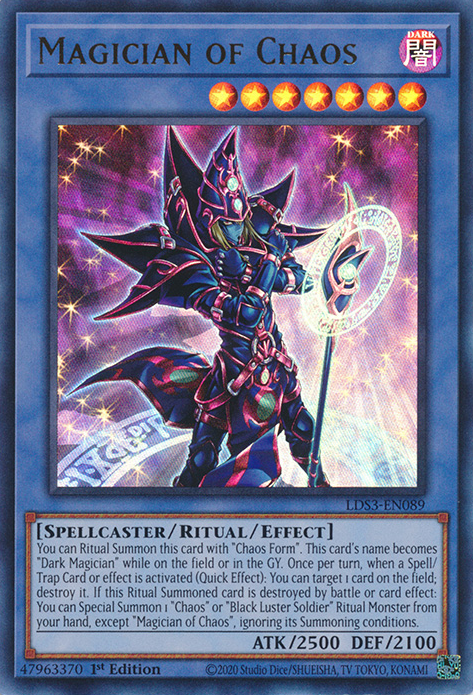 Magician of Chaos [LDS3-EN089] Ultra Rare | Galaxy Games LLC