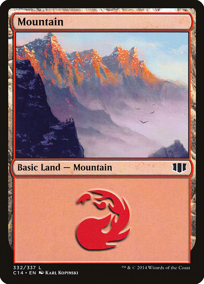 Mountain (332) [Commander 2014] | Galaxy Games LLC
