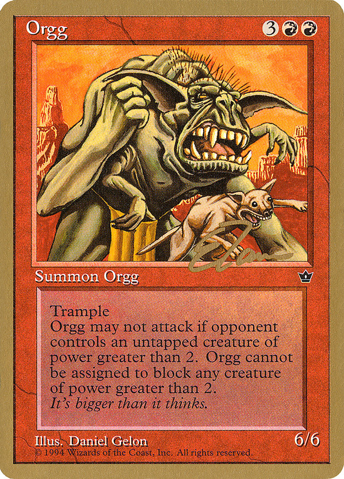 Orgg (Eric Tam) [Pro Tour Collector Set] | Galaxy Games LLC