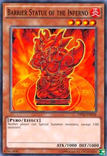 Barrier Statue of the Inferno [OP04-EN018] Common | Galaxy Games LLC