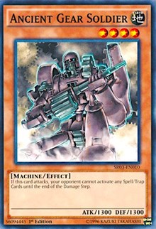 Ancient Gear Soldier [SR03-EN010] Common | Galaxy Games LLC