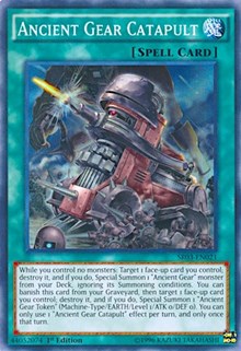 Ancient Gear Catapult [SR03-EN021] Super Rare | Galaxy Games LLC