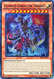 Ultimate Conductor Tyranno [SR04-EN001] Ultra Rare | Galaxy Games LLC