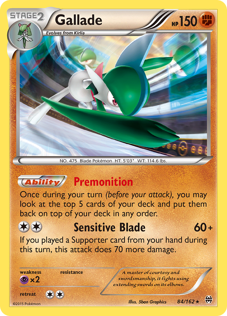 Gallade (84/162) [XY: BREAKthrough] | Galaxy Games LLC