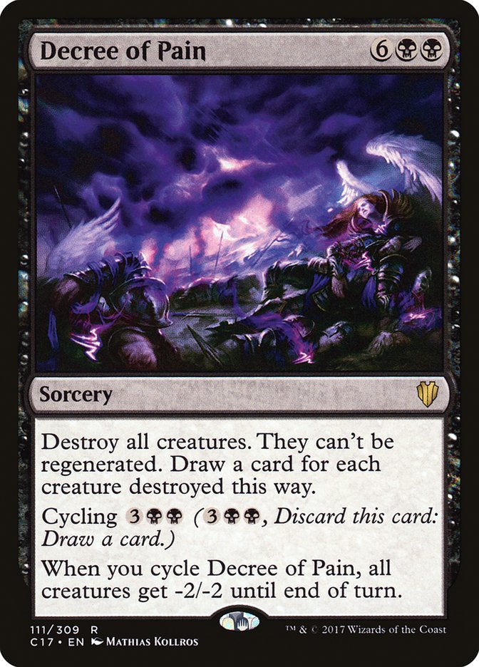 Decree of Pain [Commander 2017] | Galaxy Games LLC