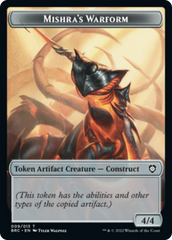 Mishra's Warform // Inkling Double-Sided Token [The Brothers' War Commander Tokens] | Galaxy Games LLC