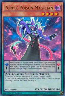 Purple Poison Magician [PEVO-EN006] Ultra Rare | Galaxy Games LLC