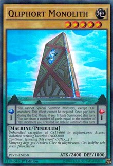 Qliphort Monolith [PEVO-EN058] Super Rare | Galaxy Games LLC