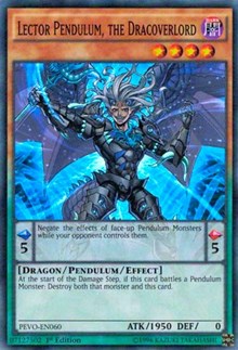Lector Pendulum, the Dracoverlord [PEVO-EN060] Super Rare | Galaxy Games LLC