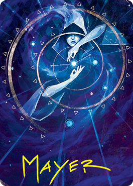 Time Warp Art Card (Gold-Stamped Signature) [Strixhaven: School of Mages Art Series] | Galaxy Games LLC