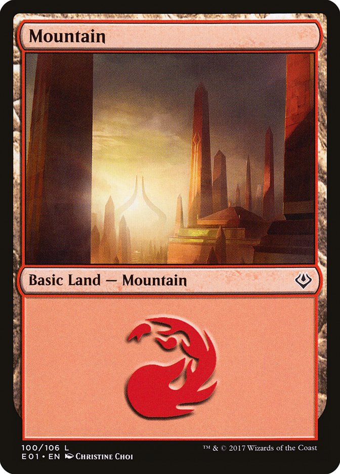 Mountain (100) [Archenemy: Nicol Bolas] | Galaxy Games LLC