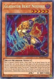 Gladiator Beast Noxious [BLLR-EN021] Secret Rare | Galaxy Games LLC