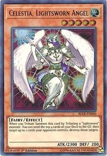 Celestia, Lightsworn Angel [BLLR-EN040] Ultra Rare | Galaxy Games LLC