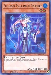 Spellbook Magician of Prophecy [BLLR-EN050] Ultra Rare | Galaxy Games LLC