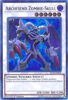 Archfiend Zombie-Skull [BLLR-EN058] Ultra Rare | Galaxy Games LLC
