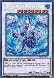 Trishula, Dragon of the Ice Barrier [BLLR-EN060] Secret Rare | Galaxy Games LLC