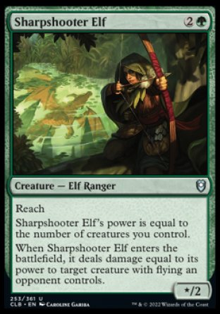 Sharpshooter Elf [Commander Legends: Battle for Baldur's Gate] | Galaxy Games LLC