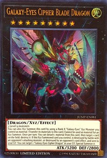 Galaxy-Eyes Cipher Blade Dragon [JUMP-EN081] Ultra Rare | Galaxy Games LLC