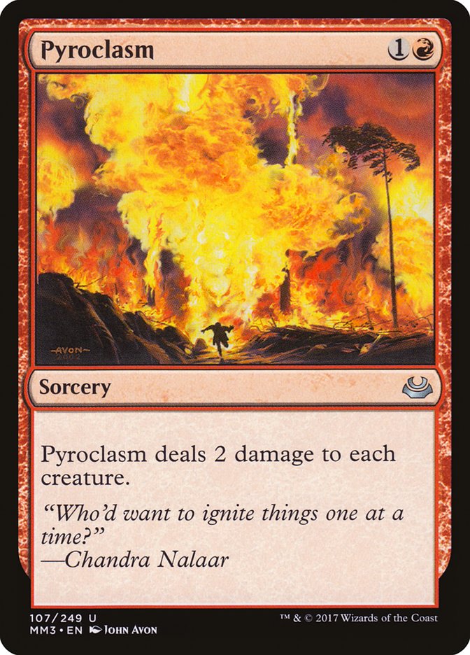 Pyroclasm [Modern Masters 2017] | Galaxy Games LLC