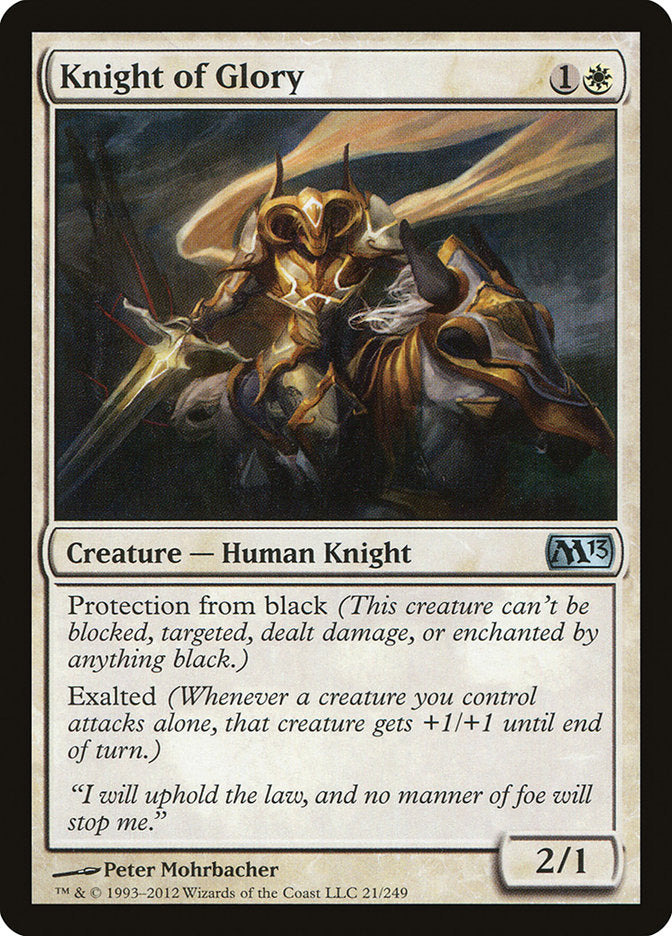 Knight of Glory [Magic 2013] | Galaxy Games LLC