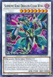 Supreme King Dragon Clear Wing [COTD-EN039] Rare | Galaxy Games LLC