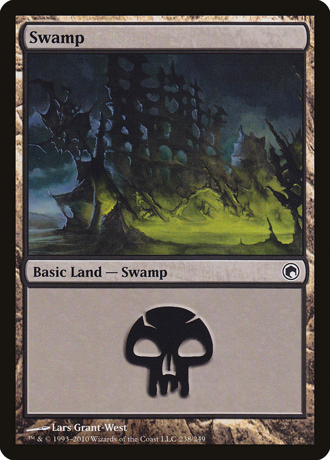 Swamp (238) [Scars of Mirrodin] | Galaxy Games LLC