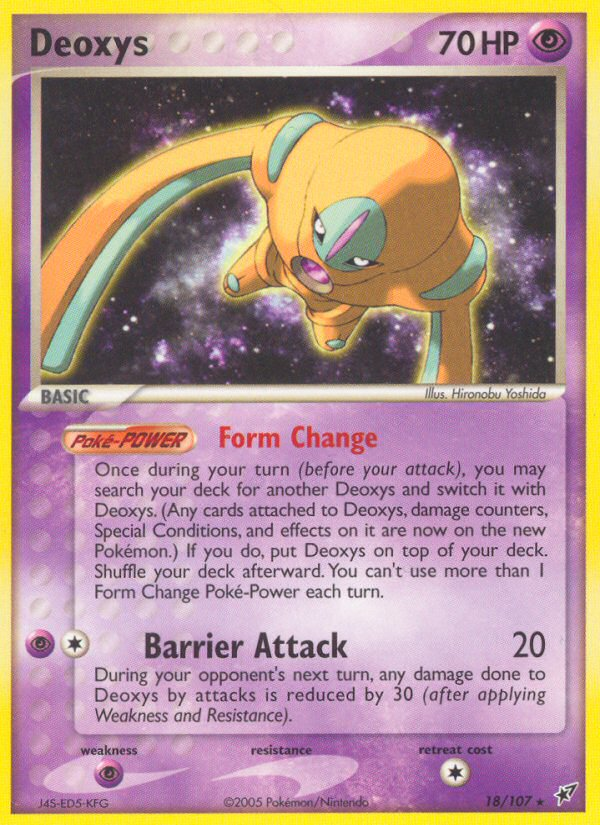 Deoxys (18/107) [EX: Deoxys] | Galaxy Games LLC