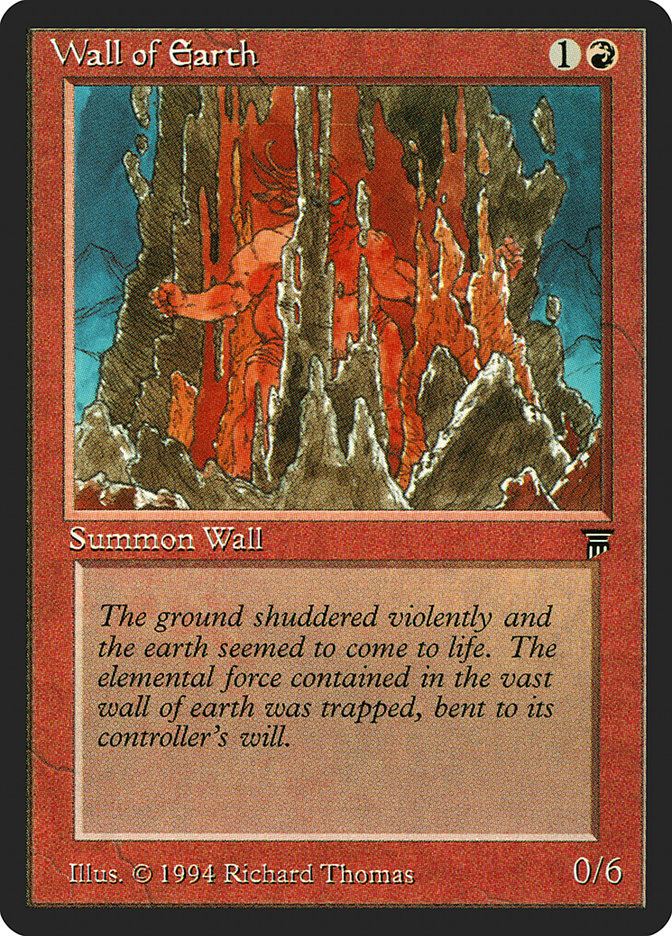 Wall of Earth [Legends] | Galaxy Games LLC