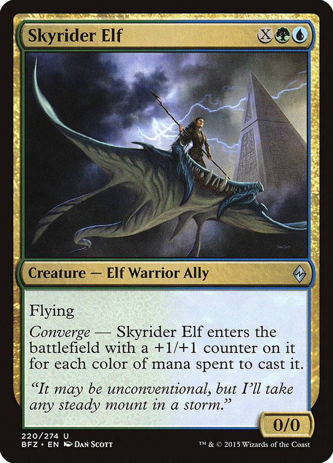 Skyrider Elf [Battle for Zendikar] | Galaxy Games LLC