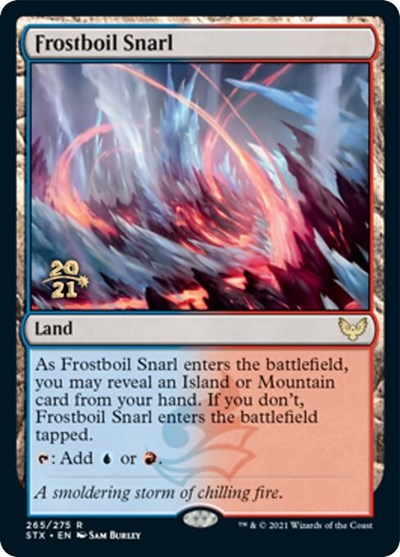 Frostboil Snarl [Strixhaven: School of Mages Prerelease Promos] | Galaxy Games LLC