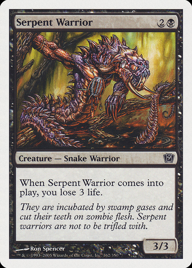 Serpent Warrior [Ninth Edition] | Galaxy Games LLC