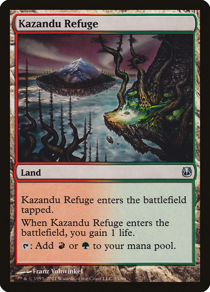 Kazandu Refuge [Duel Decks: Ajani vs. Nicol Bolas] | Galaxy Games LLC